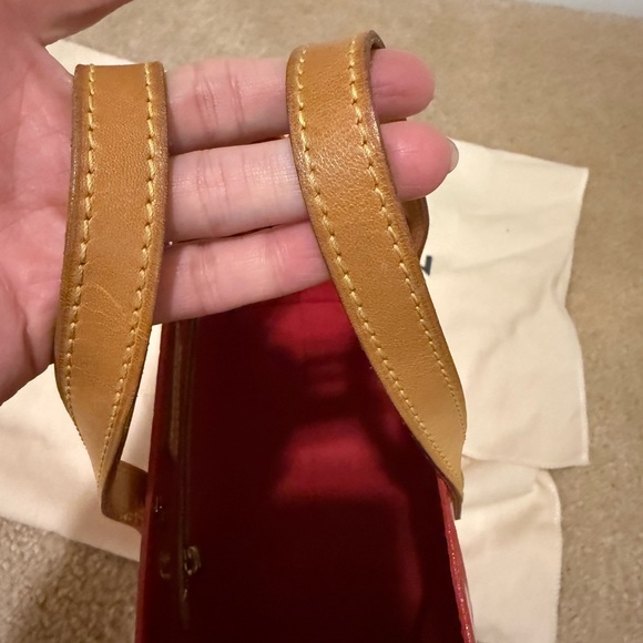 Louis Vuitton Mini Red Vernis Tote Bag - Picture 8 of 13